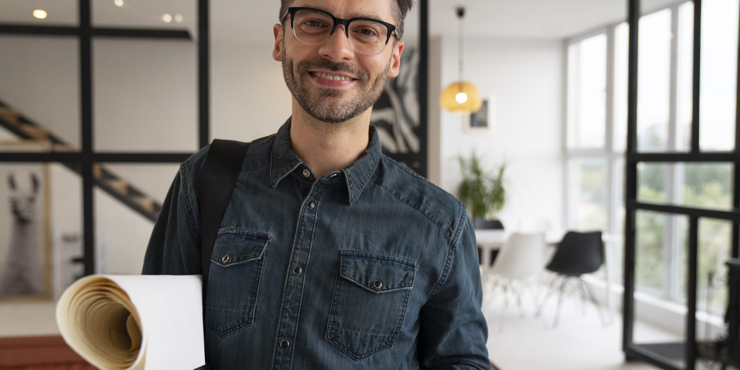 man-casual-office Smiling man in office illustrates blog "What Is the Cash Conversion Cycle?"